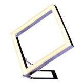 Desk lamp square nickel matte color