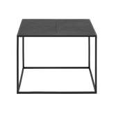 Stolik Ortiz Square czarny drewno Pawilonia metal