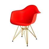 Chair Dar Gold bloody red