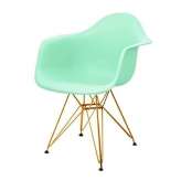 Gold gift seat pastel mint