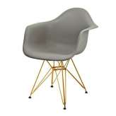 Gold gift gray chair
