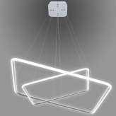 Hanging lamp LED 3000K white squares