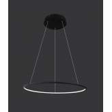 Lampa wisząca Ring Ø 100 cm czarny 4000 K