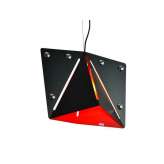 Suspension Quin black red
