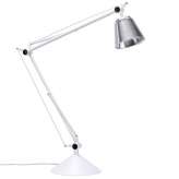 Desk lamp Carlo white acrylic