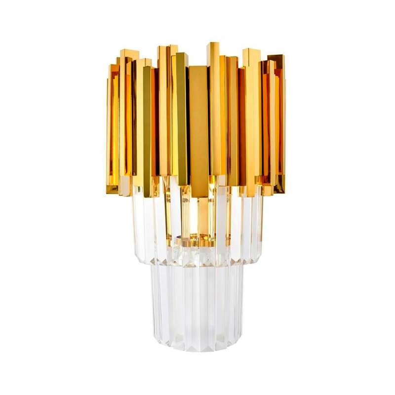 Lampa ścienna Fancy złota