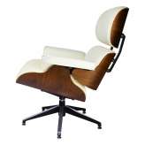 Office armchair Poltrona white walnut 91 cm