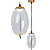 Hanging lamp Uzel transparent