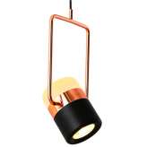 Hanging lamp Langa black