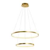 Hanging lamp Madrid gold double