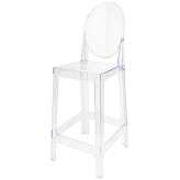 Bar stool Lassen transparent 75 cm
