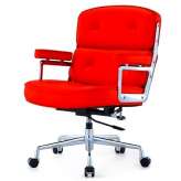 Office armchair Valio silver red
