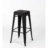 Bar stool Piattino black 76 cm