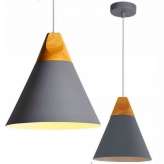 Hanging lamp Mertu grey