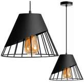 Hanging lamp Eon black