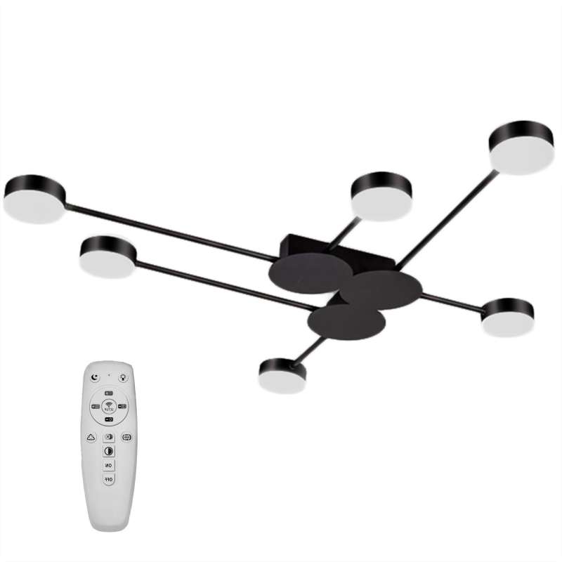 Lampa sufitowa Gerbera black 6