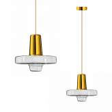 Hanging lamp Nadia gold