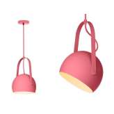Hanging lamp Kseno pink