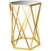 Coffee table Gaspar gold 35 cm