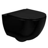 Toilet bowl Goccia black