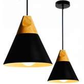 Hanging lamp Mertu black