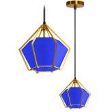 Hanging lamp Salsa blue