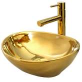 Countertop washbasin Humberto gold