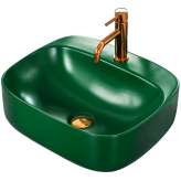Countertop washbasin Nathan green 50 cm