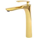 Basin faucet Yadira gold high