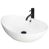 Countertop washbasin Krause white