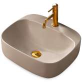 Countertop washbasin Nathan grey 50 cm