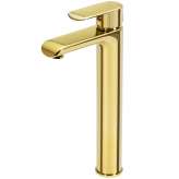 Basin faucet Arredondo gold high