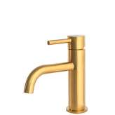 Basin faucet Berlina brushed gold low