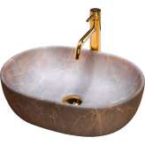 Countertop washbasin Lourie beige