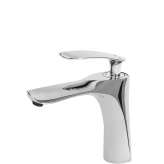 Basin faucet Yadira chrome low