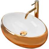 Countertop washbasin Cadence gold