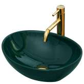 Countertop washbasin Humberto green