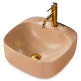 Countertop washbasin Nathan beige 42 cm