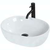 Countertop washbasin Marlene white