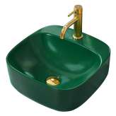 Countertop washbasin Nathan green 42 cm