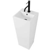 Freestanding washbasin Dorsey white