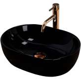 Countertop washbasin Marlene black