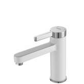 Basin faucet Teresita white low