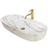 Countertop washbasin Lyndia marble 1
