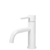 Basin faucet Berlina white low
