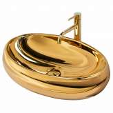 Countertop washbasin Dallas gold
