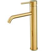 Basin faucet Berlina shiny gold high