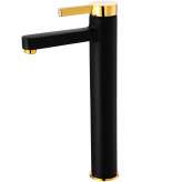 Basin faucet Teresita black high