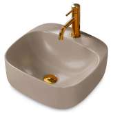 Countertop washbasin Nathan grey 42 cm