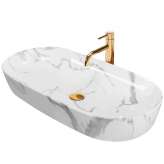 Countertop washbasin Lyndia marble 2